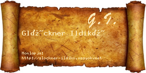 Glöckner Ildikó névjegykártya